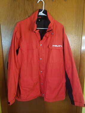 Hilti Tools Men's Red Lined Hooded Jacket size XL